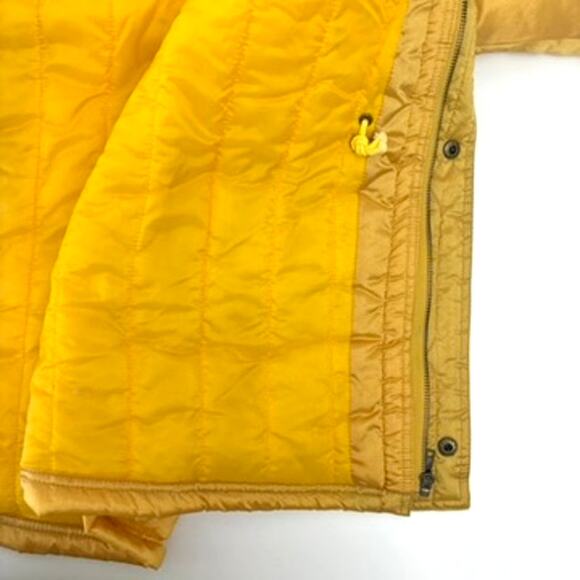 Vtg Women's Yellow Zip Front Ski Jacket with Adjustable Waist - Size L - 80s - Picture 8 of 8